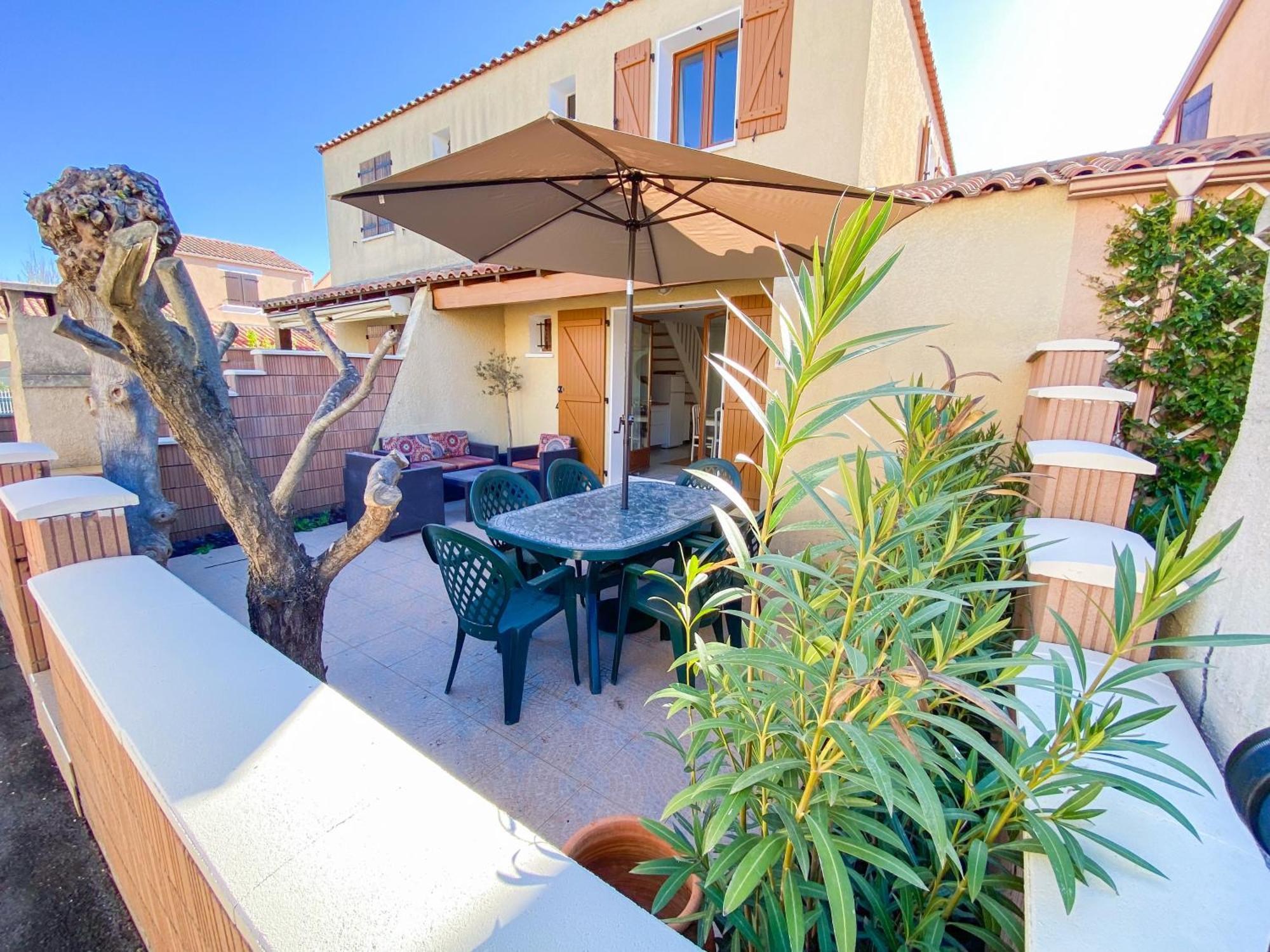 Dydy Haven - Maison De Vacances A Vias Plage, Piscine, Mer Et Climatisation Eksteriør bilde